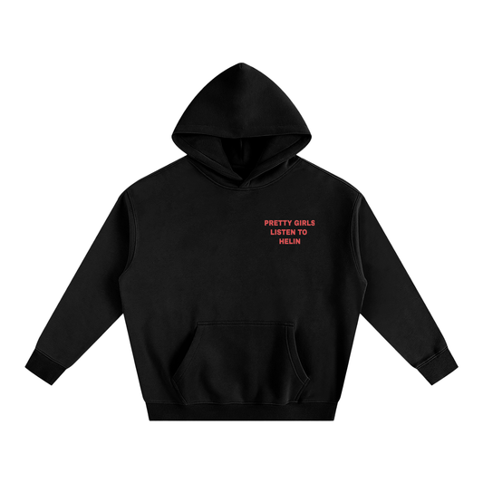 Pretty Girl Oversized Fleece Hoodie